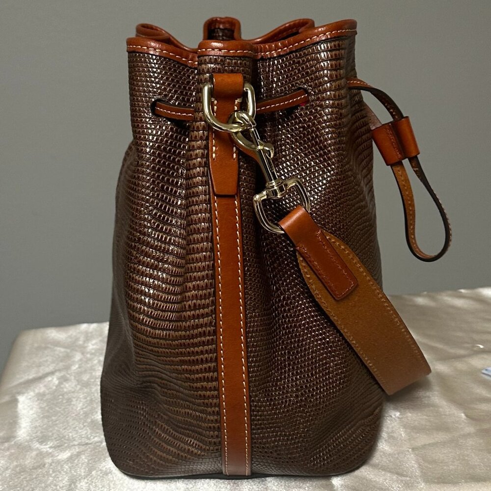 Embossed Lizard Drawstring - Picture 9 of 15
